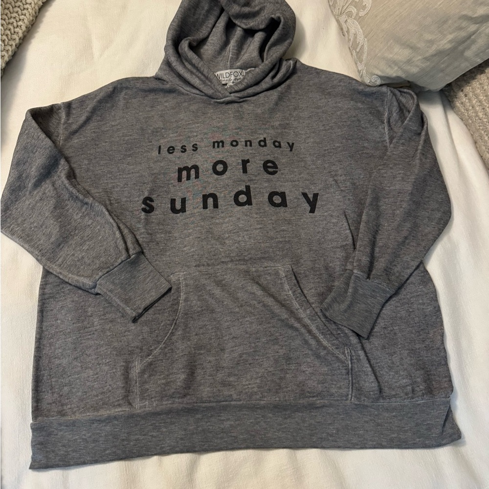 Wildfox Heather Gray Hoodie